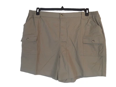 Pantalones cortos de senderismo Covington caqui para hombre. 44. 100% algodón. Elástico de 2 lados. Foto 1 de 4