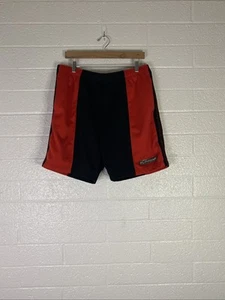 Large Black And Red Supreme Embroidered Barbed Wire Ss19 Basketball Shorts - Picture 1 of 13