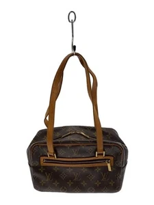 Bolso de Mano LOUIS VUITTON Cité MM_Lona Monograma_BRW PVC Marrón Usado - Imagen 1 de 7