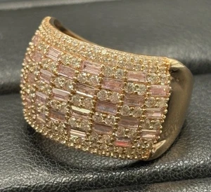 EUC Rose Sterlingsilber Zirkonia Ring Größe 11 W29 - Bild 1 von 10