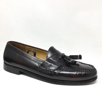 Zapatos de vestir mocasines Cole Haan Pinch para hombre talla 10,5 cuero borgoña sin cordones Foto 1 de 4