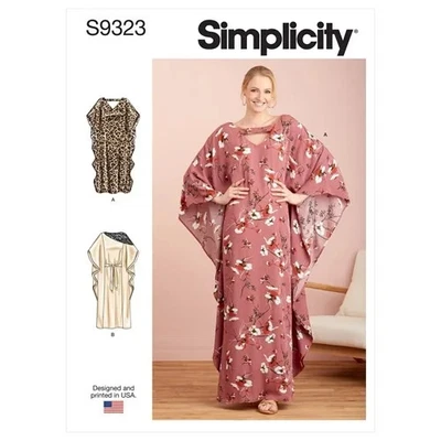 SIMPLICITY Sewing Pattern 9323 Misses Womens Ladies  Caftans  6-24 FLASH PRICES - Image 1 of 4