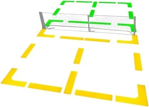 Paquete de 24 marcadores de línea de cancha kit de marcado de cancha de pickleball líneas de pickleball - Imagen 1 de 7