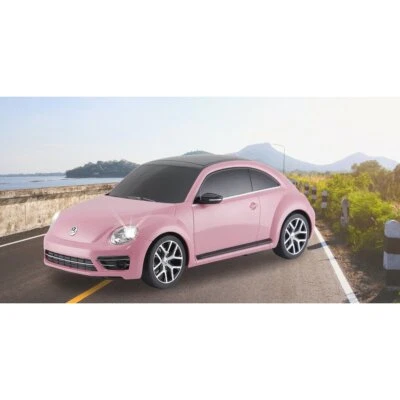 VW Beetle 1:14 pink 2,4GHz RC Modell, Fernsteuerung, Modellauto, ferngesteuertes - Bild 1 von 4