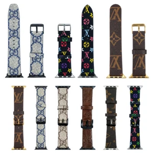 Für Apple Watch Leather Bandband iWatch Serie 9 8 7 6 5 4 3 2 38-41/42-49mm - Bild 1 von 19