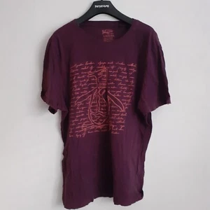 Men's Burgundy Original Penguin T Shirt Size L - Picture 1 of 5