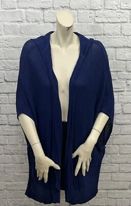 NORDSTROM WOMEN'S BLUE SWEATER VEST WRAP ONE SIZE - Picture 1 of 5