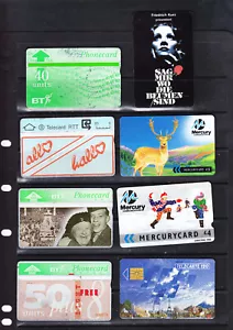 8 mixed phone cards - Picture 1 of 1