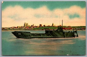 Postcard Kansas City MO c1940s Harry Darby Shipyard Amphibious Warefare Navy - Picture 1 of 2