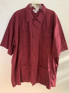 Camicia Guayabera da uomo Foxfire taglia 2XB nuova con etichette - Foto 1 di 5