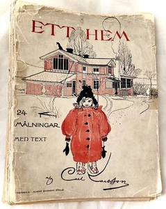 Art Nouveau 1920 Carl  Larsson  Prints  Set Of 43 Ett Hem At Solsidan Stockholm - Picture 1 of 13