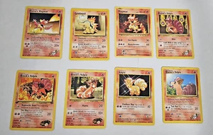 Lot of 8 Pokemon Trading Card Vulpix & Magmar Collection Excellent Condition - Picture 1 of 3
