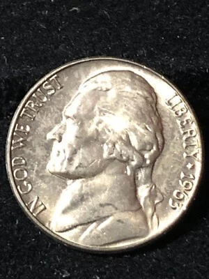 1963  Jefferson Nickel Double Die Reverse ,DDR FS-801, Uncirculated  - Image 1 of 4