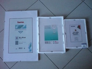 4 Bilderrahmen rahmenlos Klarglas, NEU!! - Bild 1 von 5