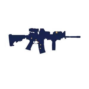 Alaska State Shape AR15 Sticker - Picture 1 of 3