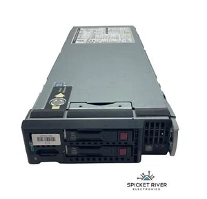 HP ProLiant BL460C GEN9 2x 10-Core E5-2660v3 2.60GHz 128GB RAM 2-Bay No HDDs - Picture 1 of 6