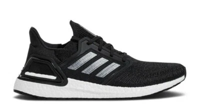Adidas UltraBOOST 20 Black White Multi Gradient Running Shoes Kicks Mens  - Image 1 of 3