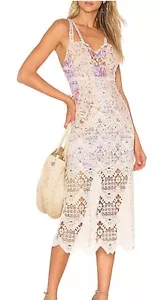 NWT Free people still life midi dress sz 0 - Picture 1 of 6