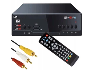 Decoder Terrestrischer TV Tuner HDMI DVB-T2 DVB-C Hochwertiger Signal Receiver Box - Bild 1 von 11