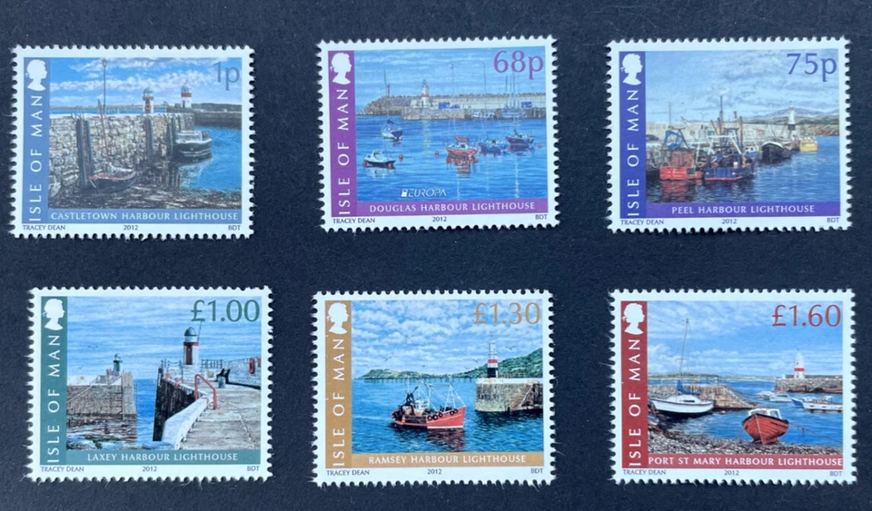 Isle of Man 2012 Harbour Lights Minor Lighthouses set SG 1743-1748 MNH mint - Image 1 of 1