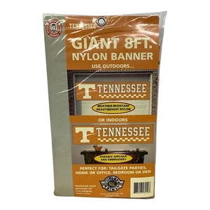 NCAA Tennessee Volunteers 8 Foot Banner Wall & Party Decoration Easy Hang NEW - Picture 1 of 3