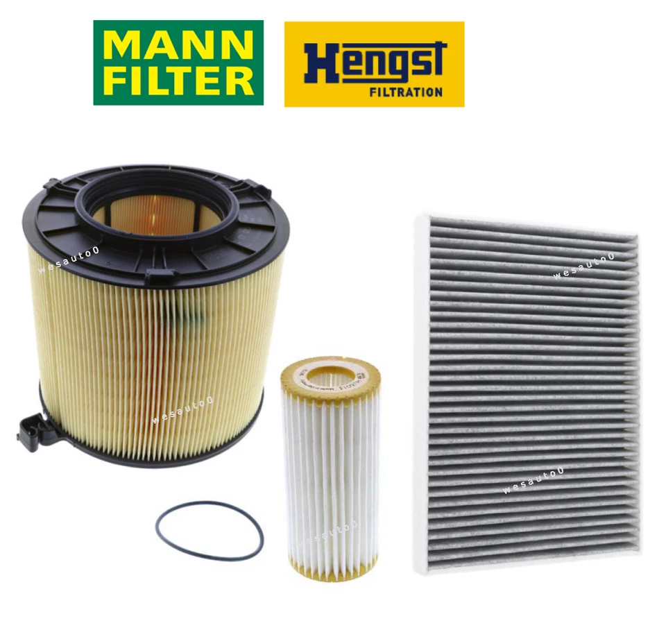 Air Filter Oil Filter AC Cabin Filter Kit OEM for Audi A5 Quattro / A5 Sportback - Image 1 of 1