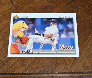 1992 Upper Deck Cecil Fielder #255 Detroit Tigers - Bild 1 von 2