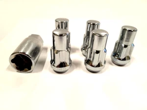 5pc 2020-2025 JEEP WHEEL LOCKS LOCKING LUGS 14m x 1.50 # 20905L-5 - Picture 1 of 2