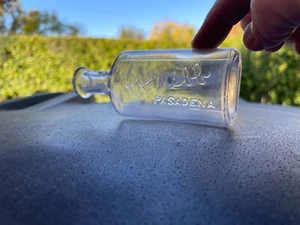 H.H. WEBB PASADENA, CAL. SMALL PHARMACY BOTTLE NEAT RARE - Picture 1 of 4