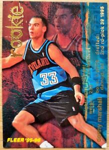 1995-96 NBA Fleer Rookie #297 Donny Marshall - Cavaliers