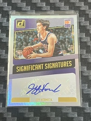 Jeff Hornacek Autograph 2018-19 Donruss Significant Signatures #SS-JHK (NM/MT) - Image 1 of 2