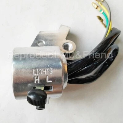 Interruptor de cabo esquerdo Suzuki A50 A80 A90 A100 AC50 K90 TS50 TS90 RV50 RV90 GT100 LH - Imagem 1 de 4