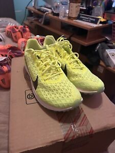 Mens 10 Nike Zoom Rival XC 5 Track Field Spikes Volt Green CZ1795-702