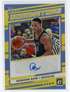 Desmond Bane 2020-21 Panini Optic Dominators ORO Prizm Autografo RC #'d 1/10 - Foto 1 di 2