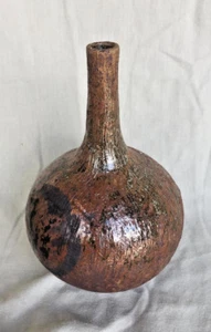 Connie Walther Scandinavian Pottery Mid Century Modern Spherical Vase 1960s - Picture 1 of 8