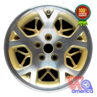 Wheel Rim Jeep Grand Cherokee 16 1996-1998 5DV33SJN 5DV33SYN OEM Gold OE 9015 - Image 1 of 4