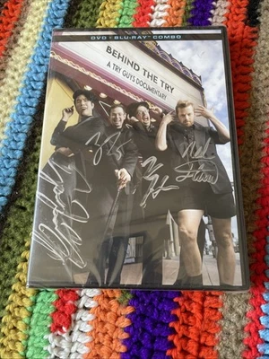 Behind the Try - TRY GUYS DOCUMENTARY DVD + BLU RAY - SIGNED BRAND NEW 2020 - Image 1 of 2