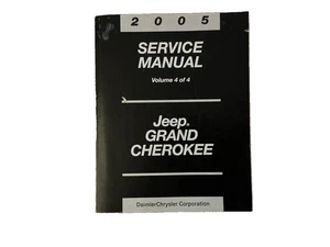 8137005064 2005 Jeep Grand Cherokee Service Manual Volume 4 - Picture 1 of 5
