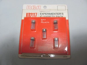 Vintage 1970 RCA KD2117 Experimenter's IC Variety Pack Never Opened As Shown - Picture 1 of 4