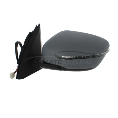 Fits Nissan Qashqai 2014-> Door Mirror Electric Power Folding Passenger Side - Image 1 of 4