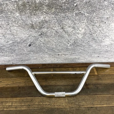 Mongoose MINIGOOSE BMX Handlebars Chrome Knurled Crossbar Old School Mini 80s - Image 1 of 4