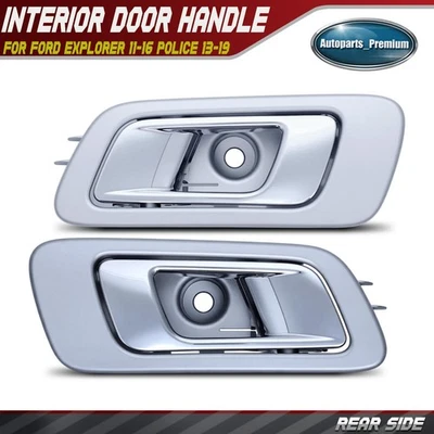 2x Maçaneta interna lateral traseira para Ford Explorer Police Interceptor Utility - Imagem 1 de 4