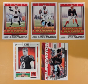 Paquete de inserción de puntuación 2025 Cincinnati Bengals Joe Burrow League Leaders Franquicia - Imagen 1 de 1