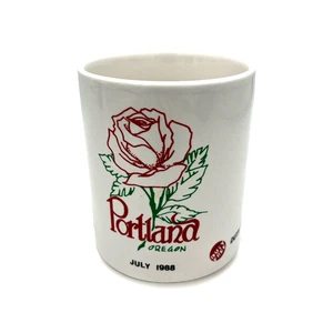 Portland Oregon Coffee Mug July 1988 Port Of Portland Duty Free Shoppers - Picture 1 of 6