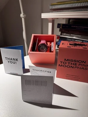OMEGA x Swatch  Moonswatch | Mission To The Pink Moonphase  - Image 1 of 3