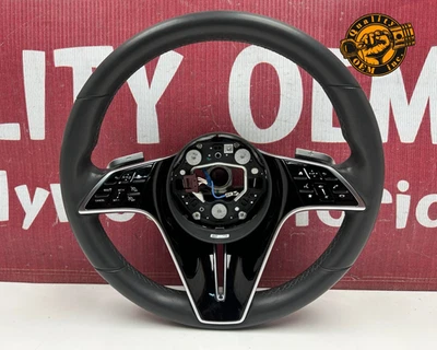 2021-2023 MERCEDES CLS450 E350 E450 STEERING WHEEL (GRAY) W/ SWITCHES OEM 25 kmi - Image 1 of 4