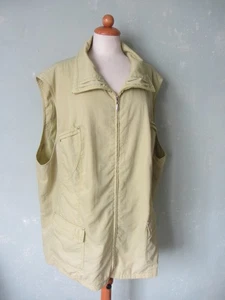 Thea 42 plus Weste Damen hellgrün lang Größe 56 - Bild 1 von 3