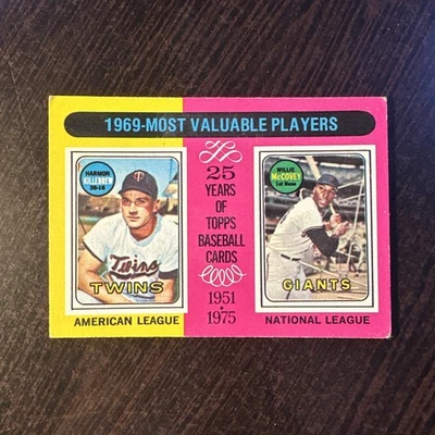 1975 TOPPS #207 KILLEBREW / McCOVEY MVP 1969 EX *Hot Corner Vintage* - Image 1 of 2