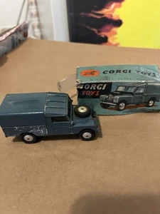 Corgi Toys 351 Land Rover RAF Diecast Model Car With Original Box - Picture 1 of 11