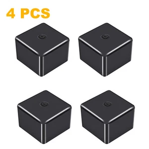 4x Endkappe Solarschiene Abdeckkappe PV Profil Schwarz 40x40mm Abschluss - Picture 1 of 10